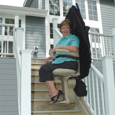 Living Well Elite Outdoor Straight Stair Lift