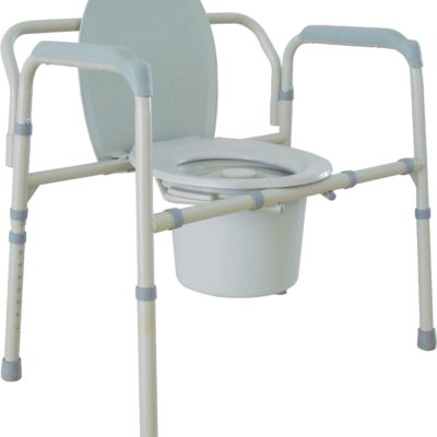 Living Well Bariatric Folding Commode