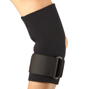 Living Well C-302 Neoprene Elbow Support with Support Strap