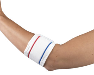 L:iving Well C-43 Tennis Elbow Strap White