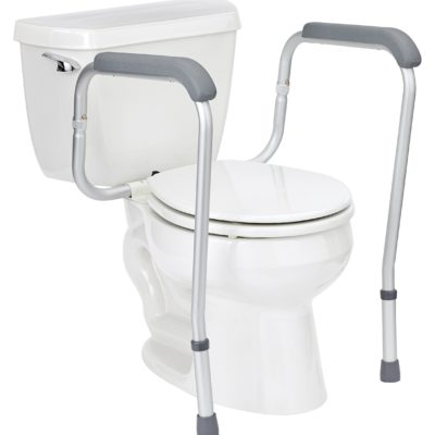 LivingWell Toilet Safety Frame with height and width adjustable arms