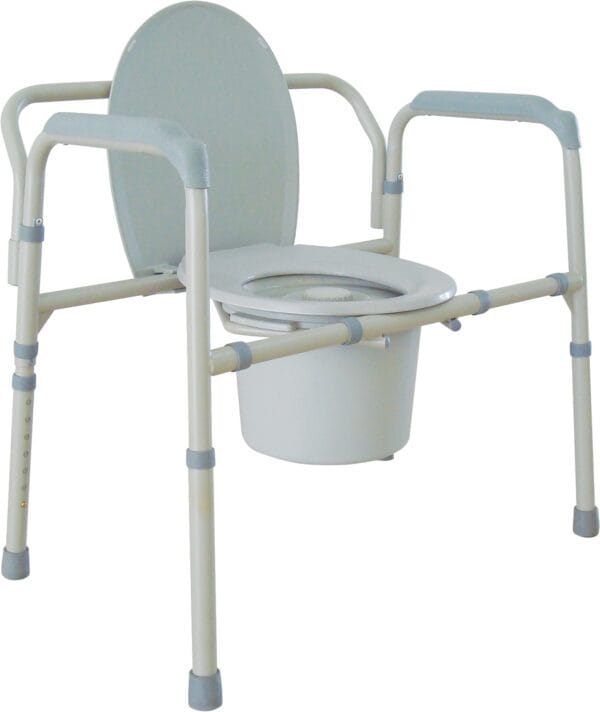 Heavy Duty Bariatric Folding Commode by Drive Medical