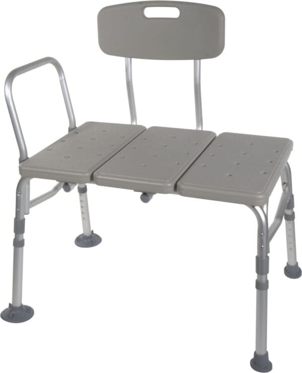 Transfer Bench with Adjustable Backrest By Drive Medical